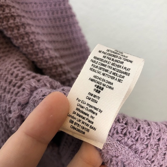 Free People | Moonshine Purple Oversized Sweater - Picture 5 of 6